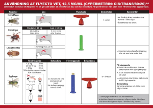 Flyecto Dosage Instruction (Swedish)